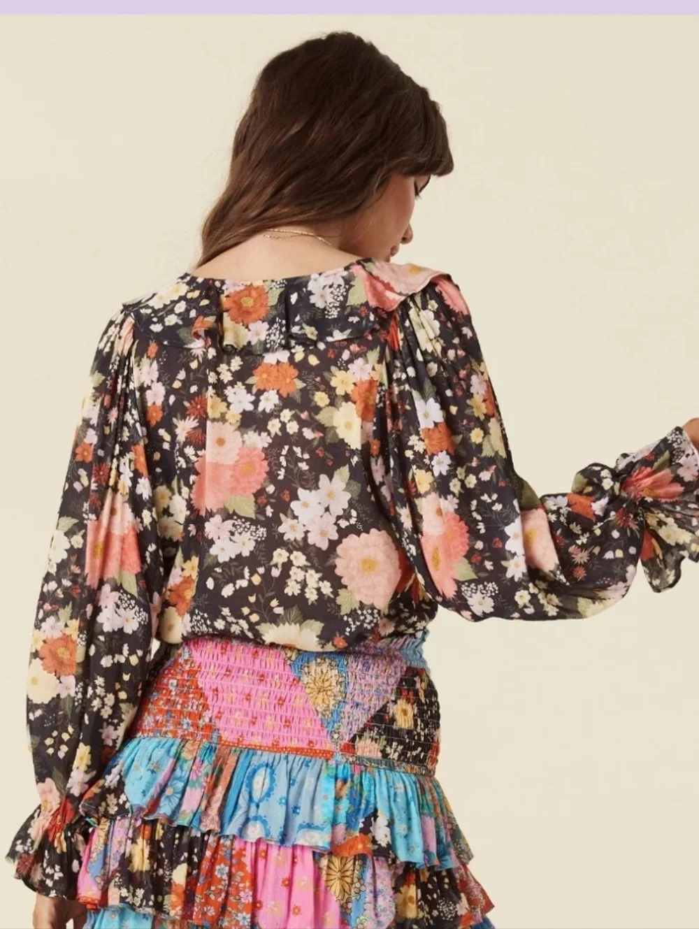 Spell Sangria Blouse In Nightshade